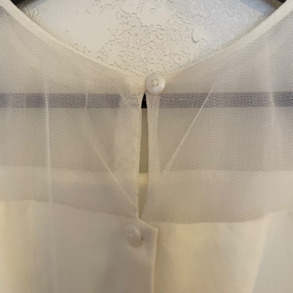 Jona Michelle Girl’s Sleeveless Dress Size 12 Yellow with Embroidered Flowers - Picture 6 of 12